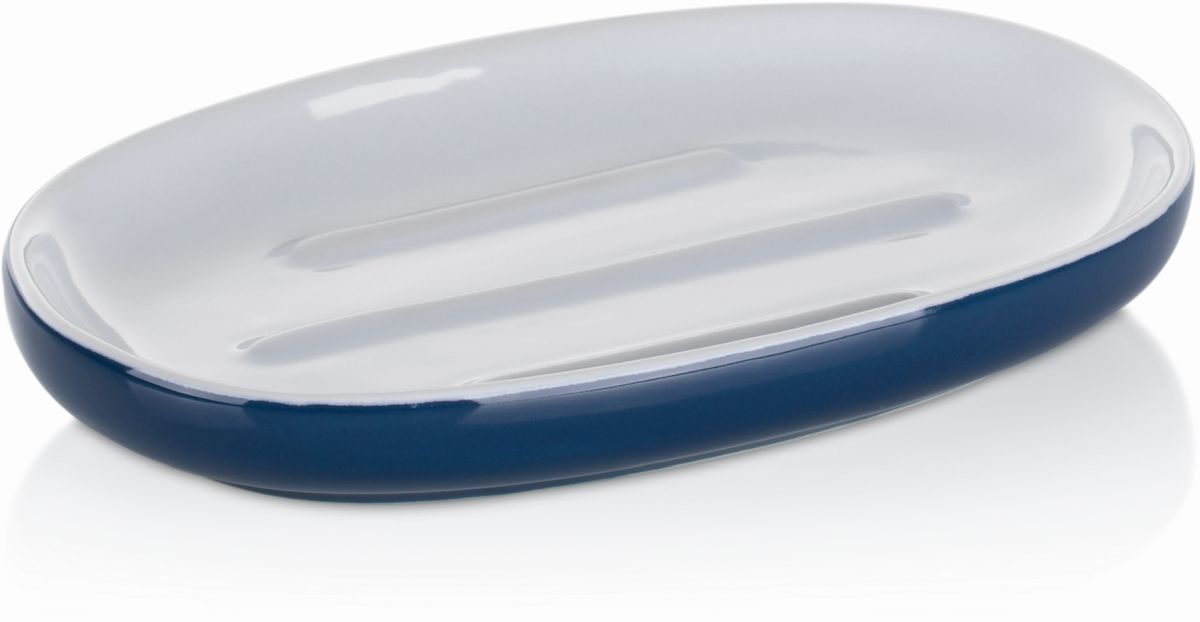 Kela Isabella mydelniczka stojąca ceramika granatowa 20508 - Wysyłka w 24h