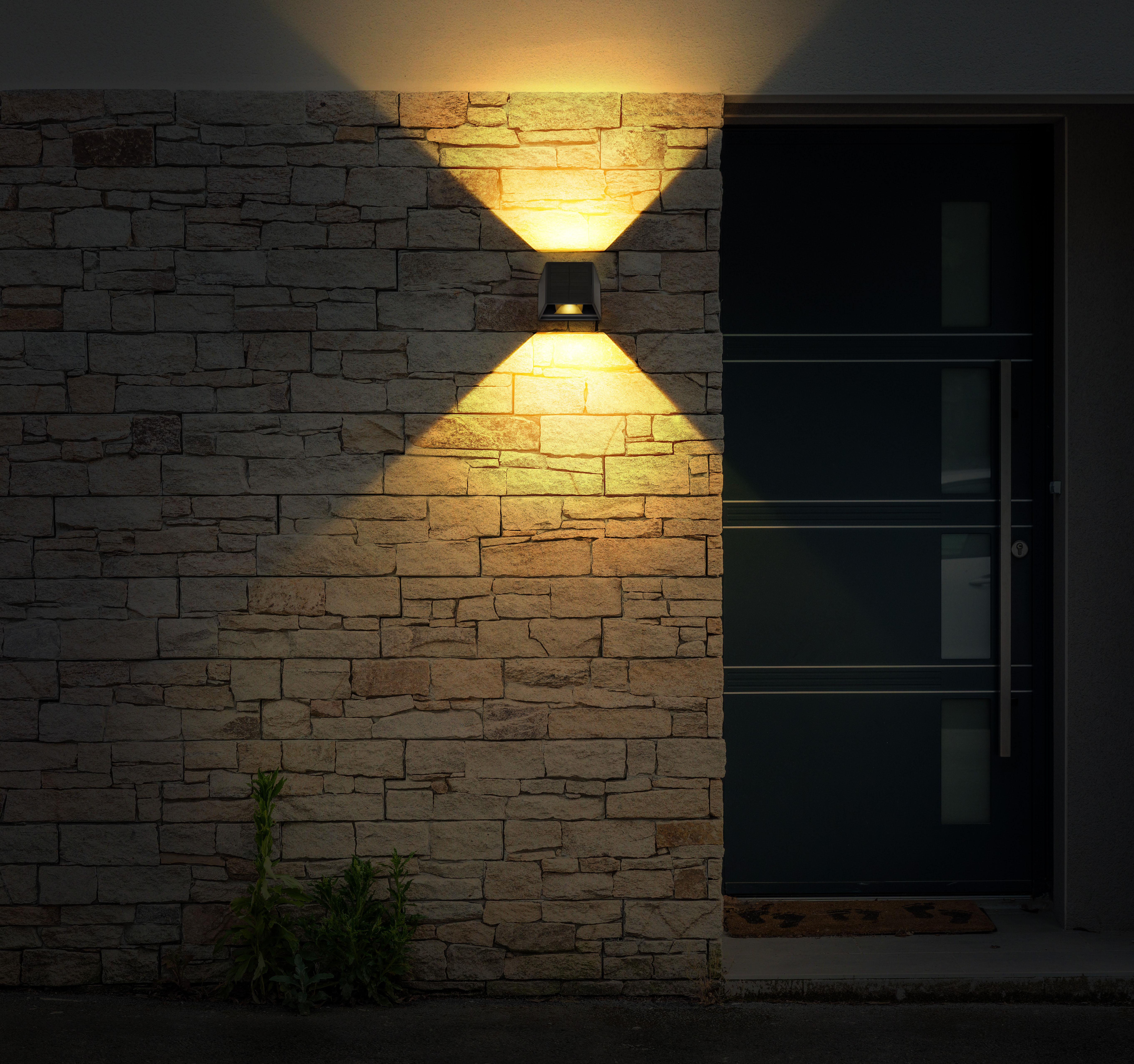 Globo Lighting Solar kinkiet solarny 1x6 W czarny 36495