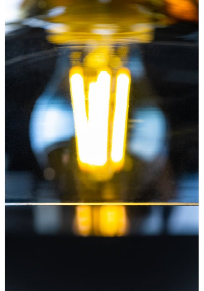 GTV Marite lampa wisząca 1x40 W czarna-przezroczysta OS-MARI-10-DEC