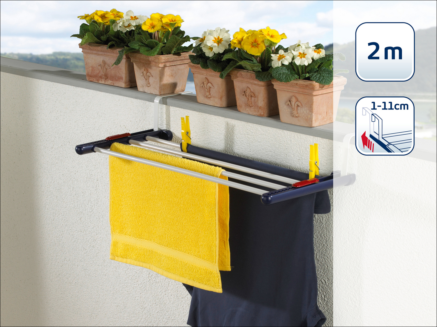 Leifheit Quartett 20 suszarka na pranie zawieszana 81410 - Wysyłka w 24h