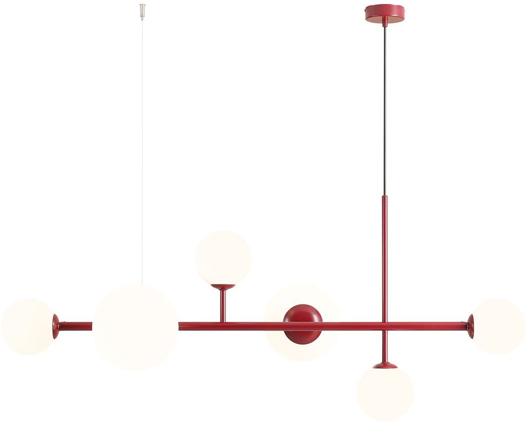 Aldex Dione lampa wisząca czerwona 1092K15