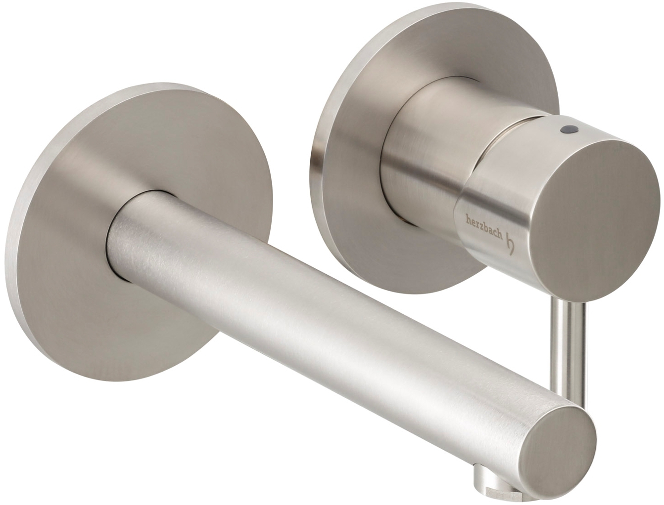 Herzbach Design iX bateria umywalkowa podtynkowa stal szczotkowana 17.139765.1.09