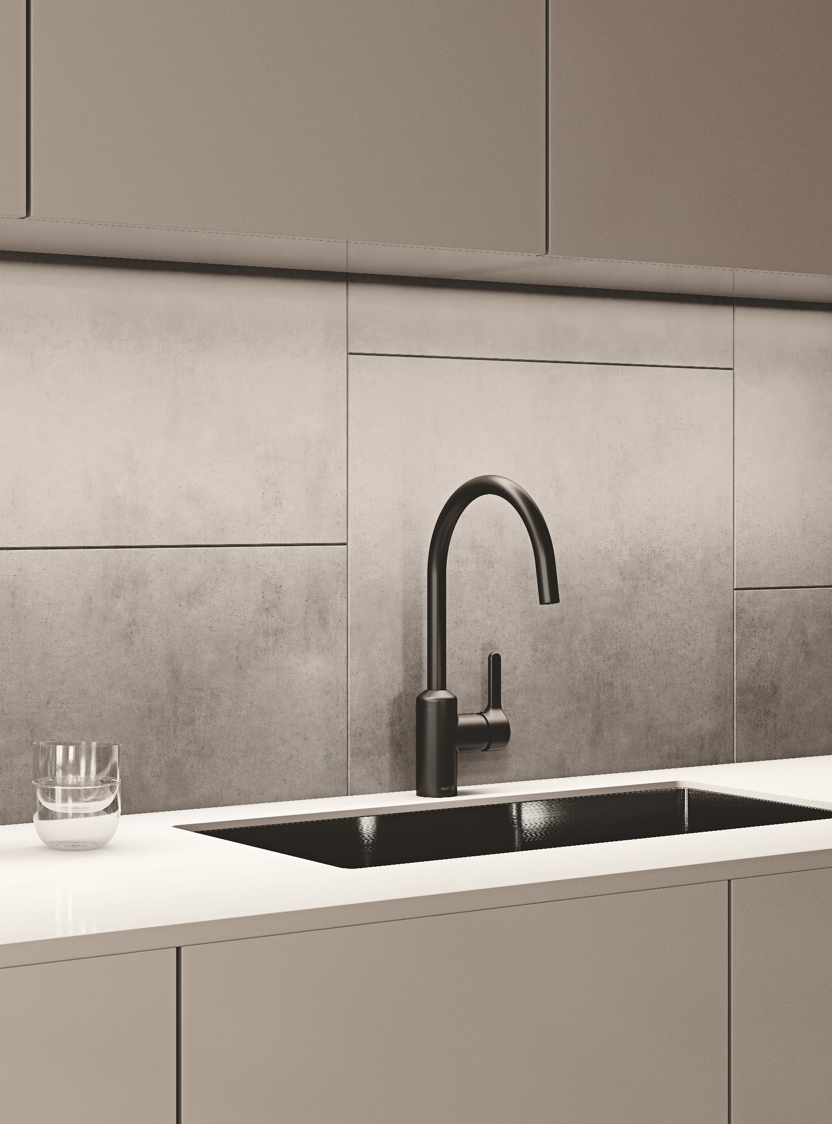 Kludi Bingo Star bateria kuchenna stojąca z wyciąganą wylewką czarna 428513978 - Wysyłka w 24h