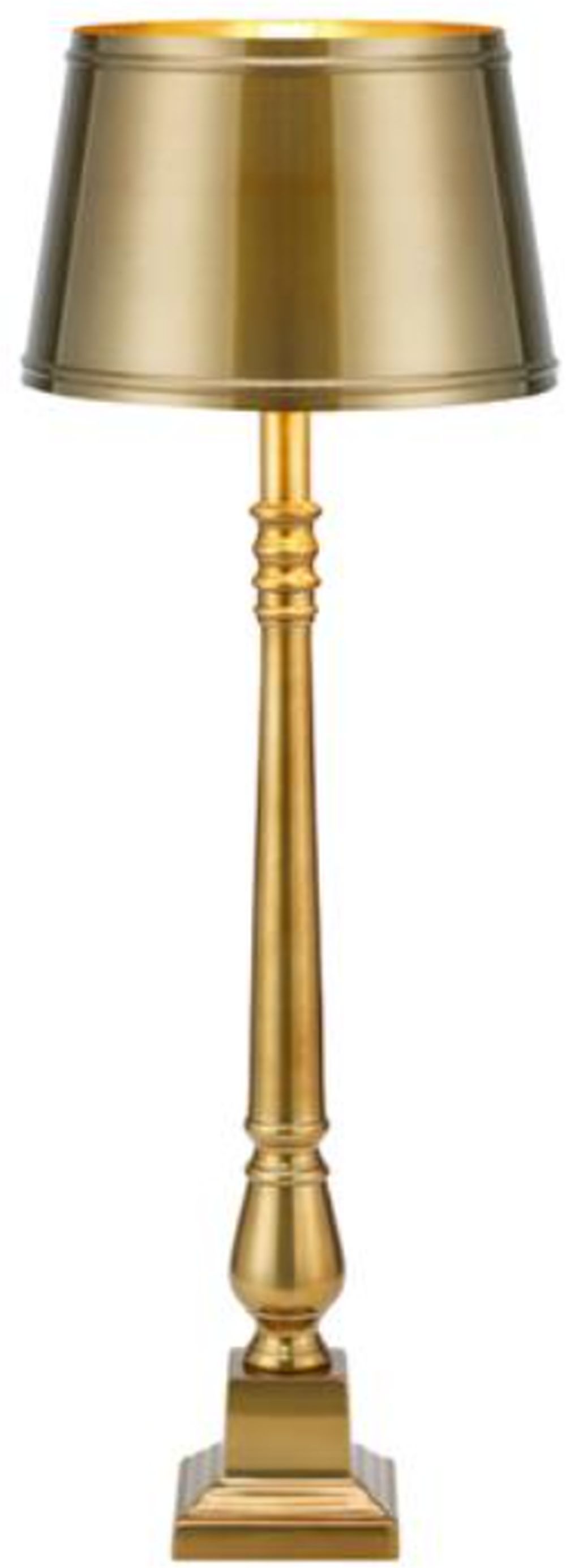 Markslöjd Metallo lampa stołowa 1x40W złoty 108774