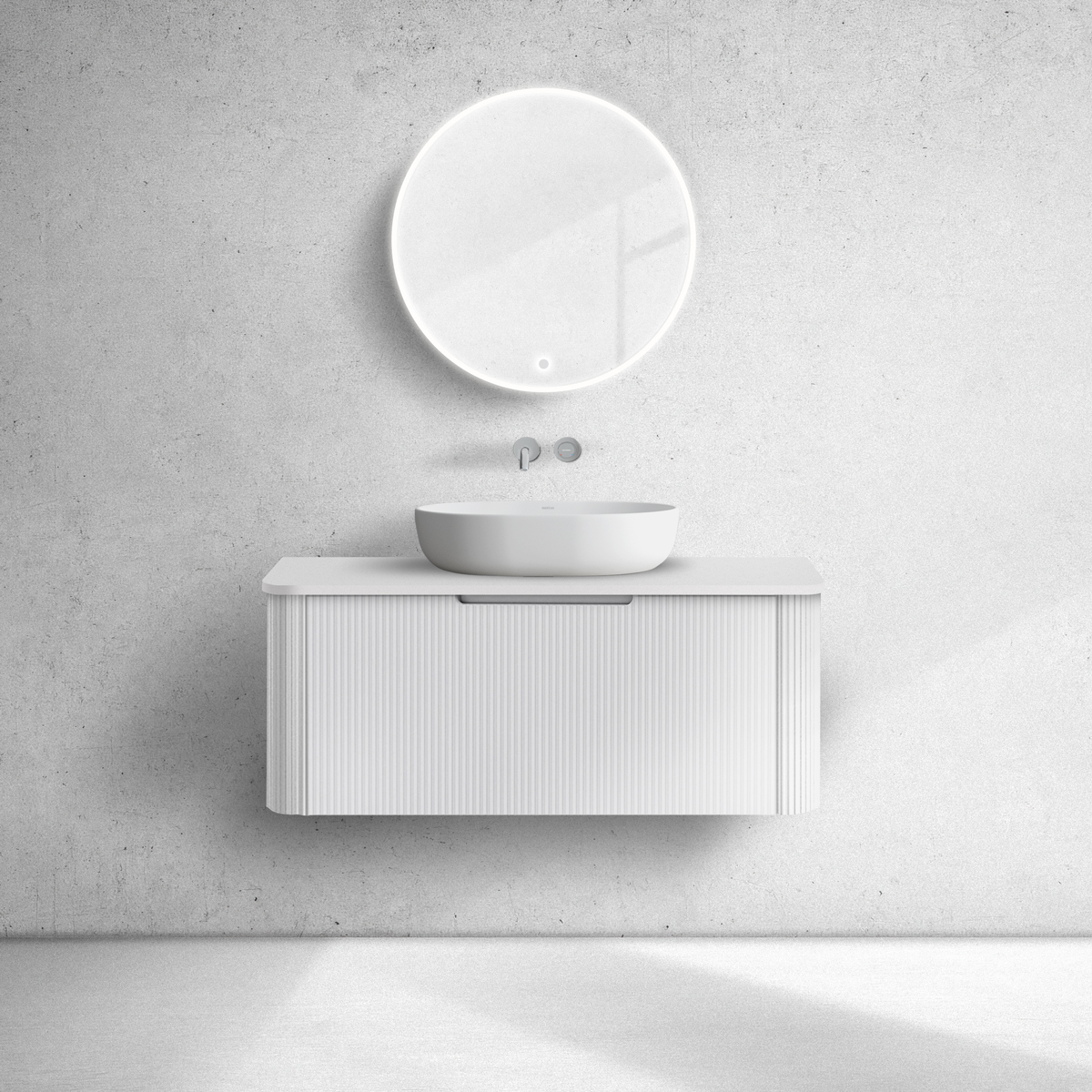 Oltens Hamnes szafka podumywalkowa 100 cm biały mat 60024000 - Wysyłka w 24h