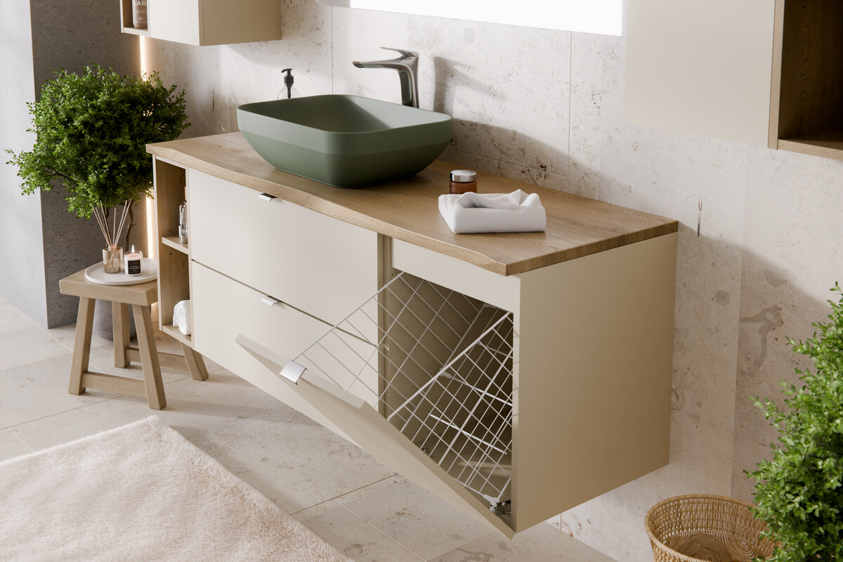 Comad Dalia Cashmere szafka 40x46x50 cm z koszem na pranie kaszmir DALIA CASHMERE 81-40-1DK