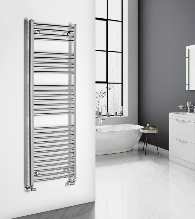 Aqualine Alya grzejnik łazienkowy drabinkowy 142x50 cm chrom LLC203