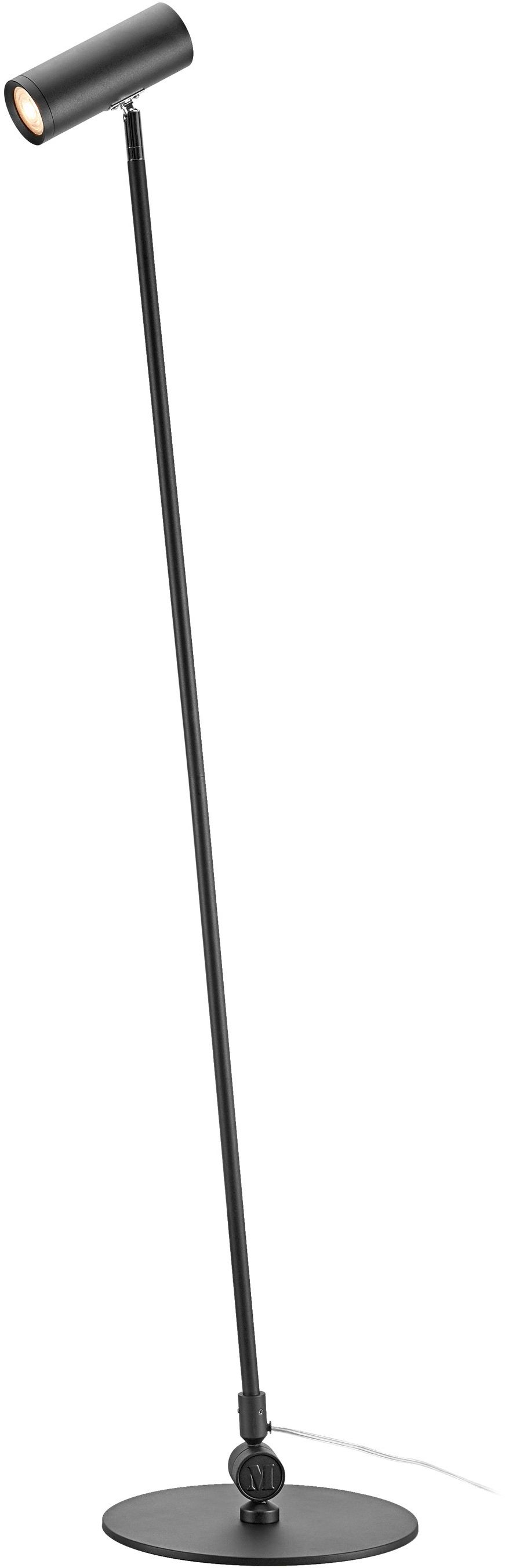 Markslöjd Arlo lampa stojąca 1x4,9 W czarna 109185