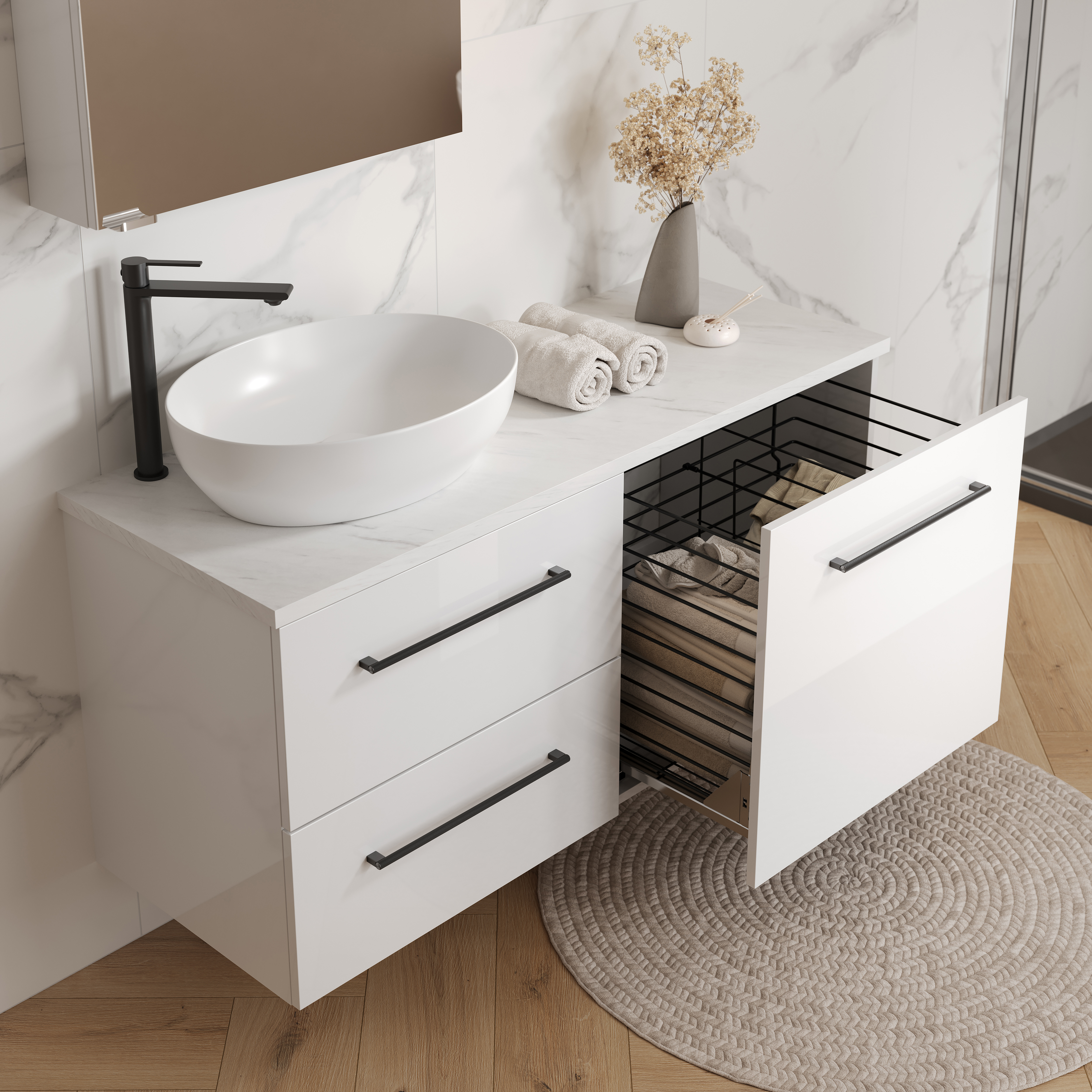 Cersanit Larga uchwyt meblowy czarny S164-058 - Wysyłka w 24h