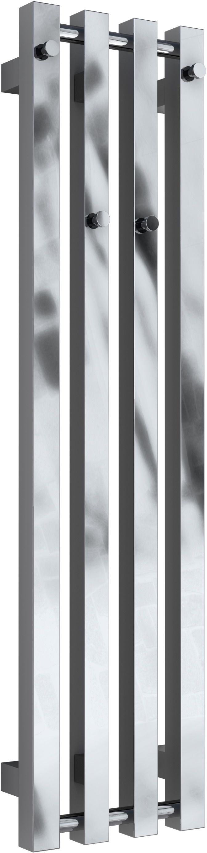 Radox Kolona W Square grzejnik łazienkowy dekoracyjny 100x31,5 cm chrom RX-KLW.CH.1000.4