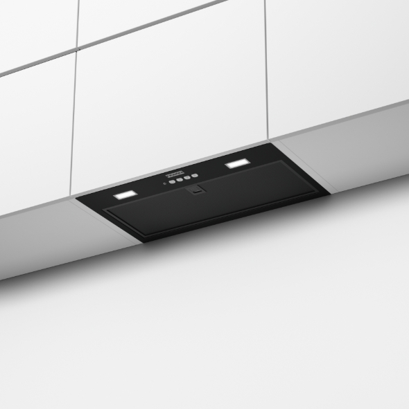 Franke Box Flush Evo Basic okap kuchenny 52 cm podszafkowy czarny 305.0729.555