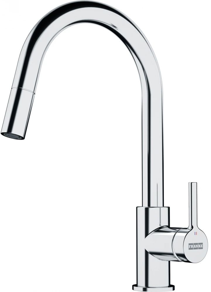 Franke Lina Pull-Out bateria kuchenna stojąca z wyciąganą wylewką chrom 115.0693.229 - Wysyłka w 24h