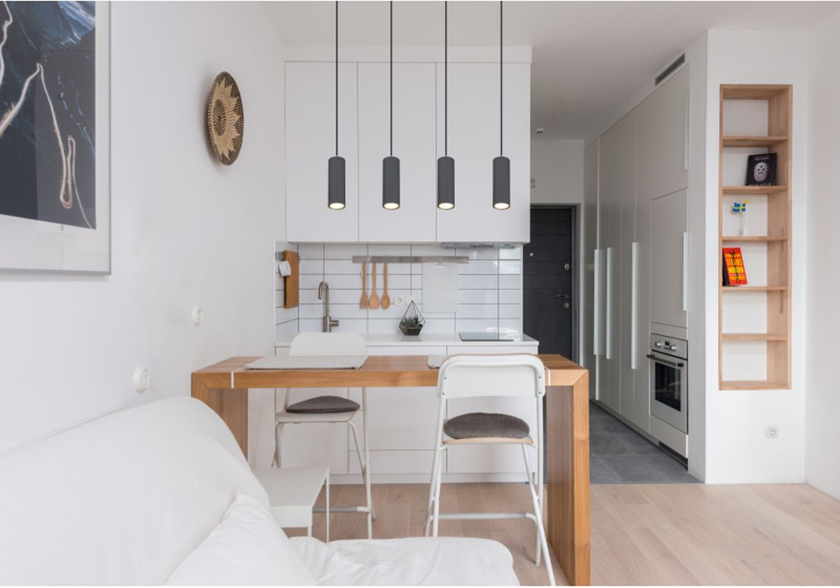 Globo Lighting Robby lampa wisząca 4x35W grafit/drewno 57911-4HG