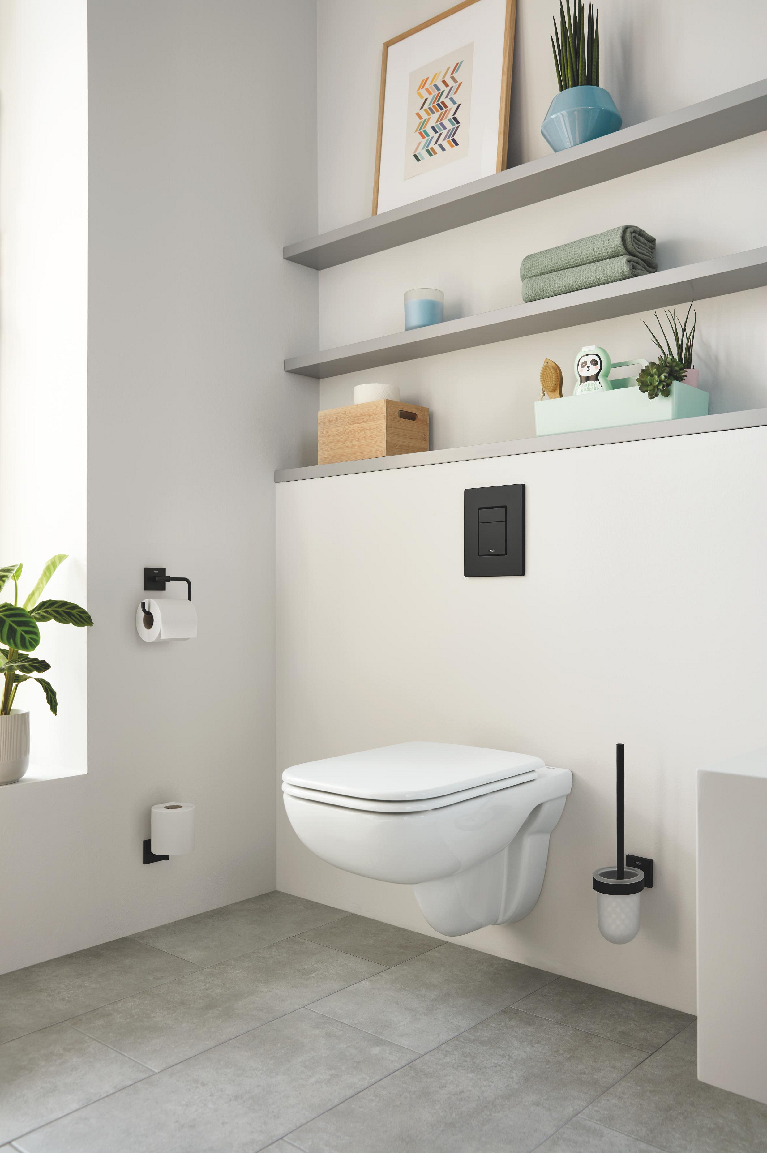 Grohe Start Cube uchwyt na papier toaletowy czarny 409782430 - Wysyłka w 24h