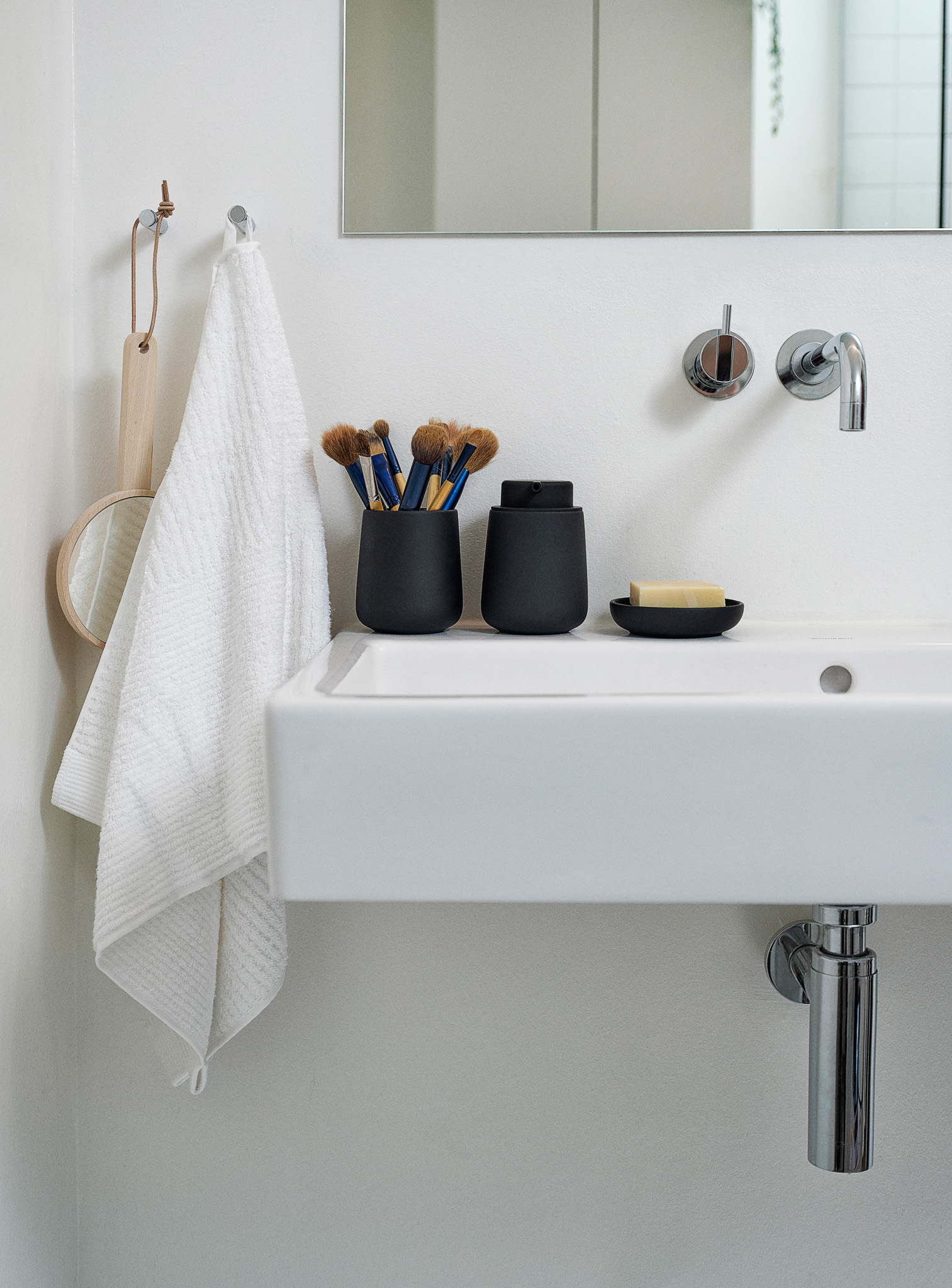 Zone Denmark Classic ręcznik 100x50 cm bawełniany biały 330073