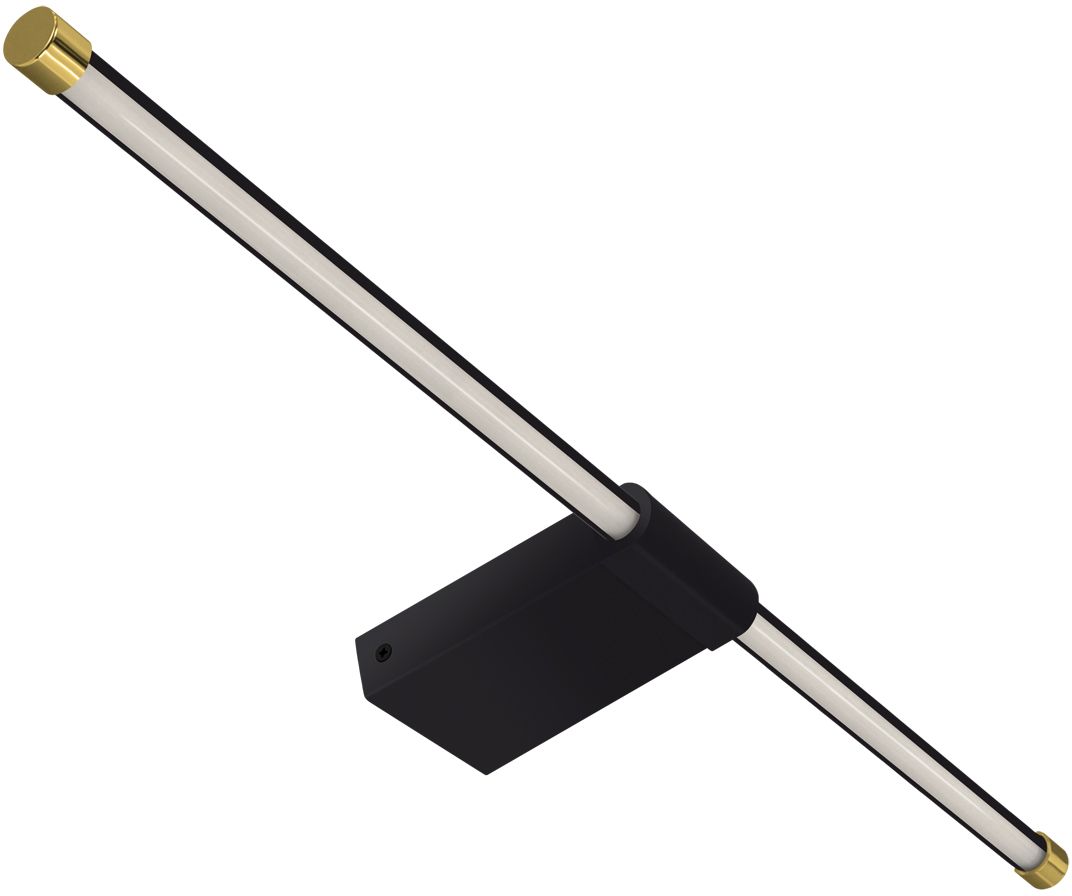 Strühm Paso kinkiet 1x14 W czarny-złoty 04140