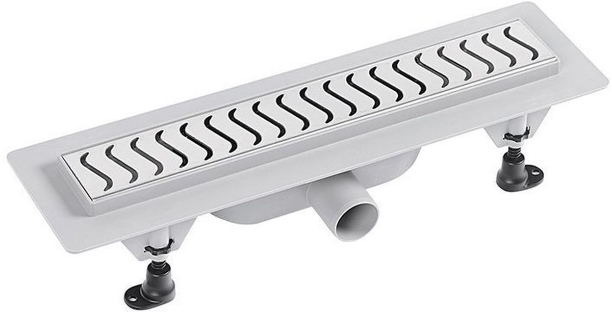 Polysan Scence odpływ prysznicowy 45,5 cm liniowy stal polerowana 72835