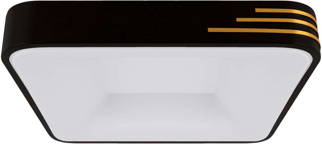 Strühm Librus plafon 1x24 W czarny-złoty 04167