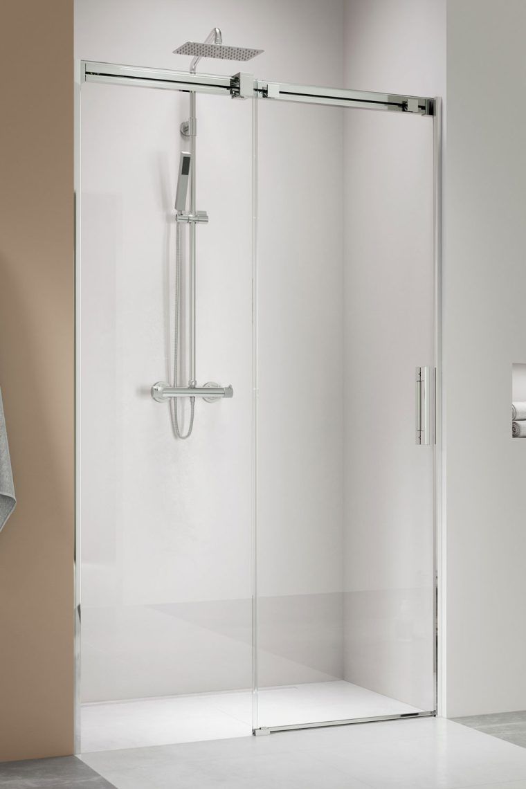 Radaway Espera Pro DWJ drzwi prysznicowe 83,5 cm rozsuwane chrom połysk/szkło przezroczyste 10090160-01-01L