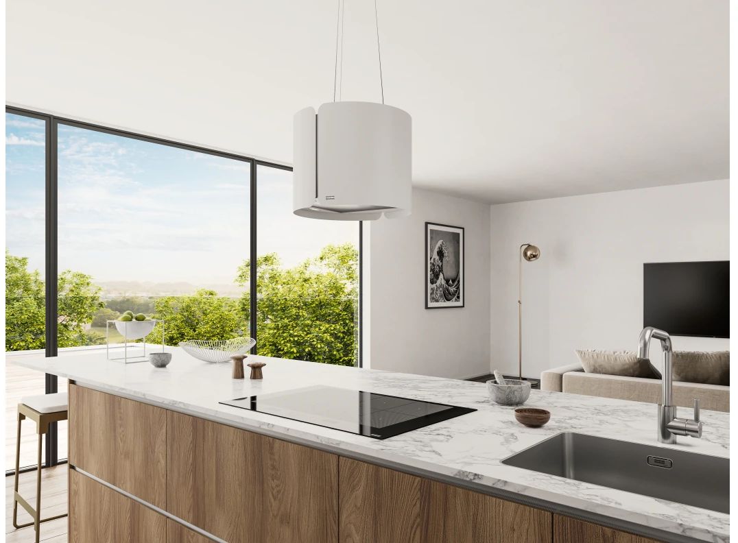 Franke Smart FSMS F42 WH Matt okap kuchenny 42 cm wyspowy biały mat 345.0654.932