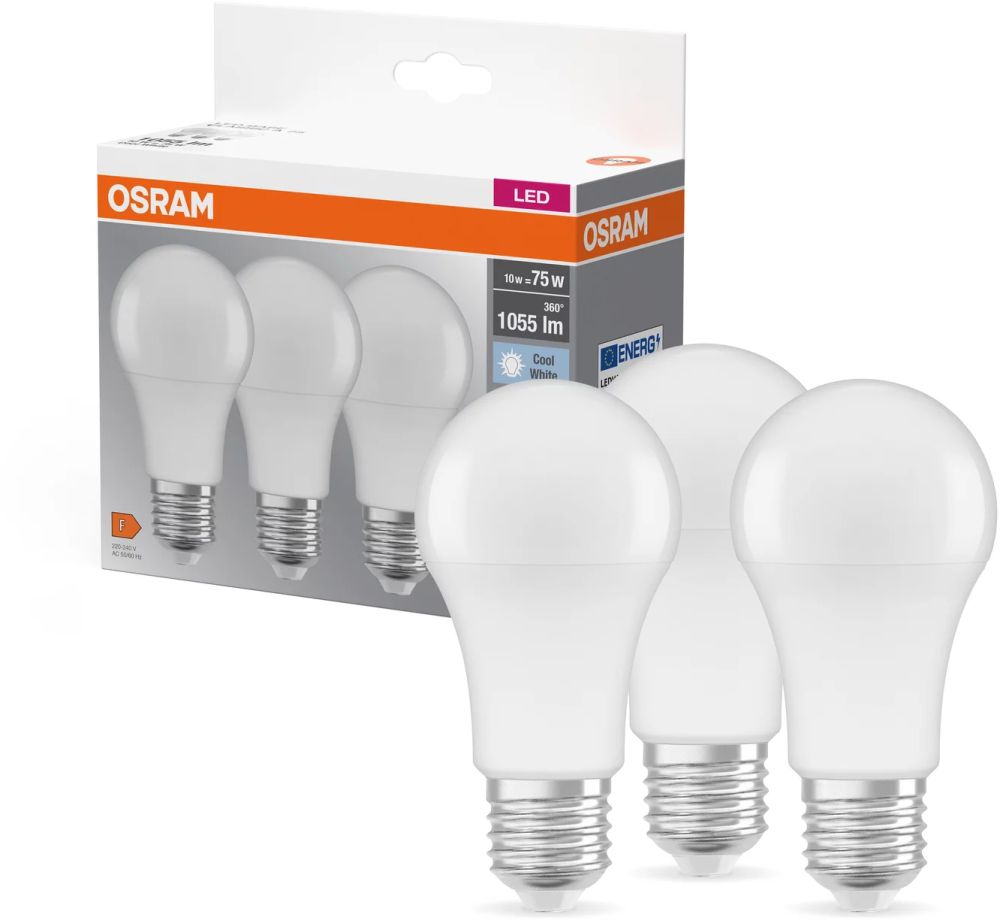Osram LED Lamps żarówki LED Multipack 3x10 W 4000 K E27