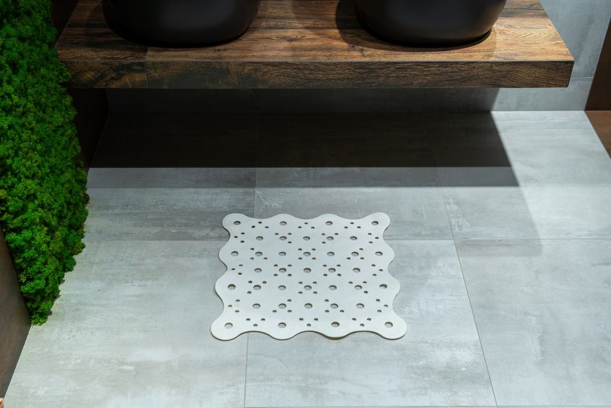 AWD Interior mata antypoślizgowa 51x51 cm biała AWD02091484