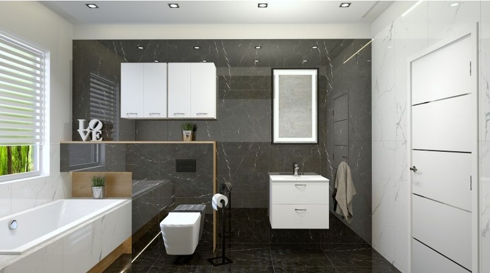 LaVita Basic Barato szafka 60 cm podumywalkowa wisząca biały połysk