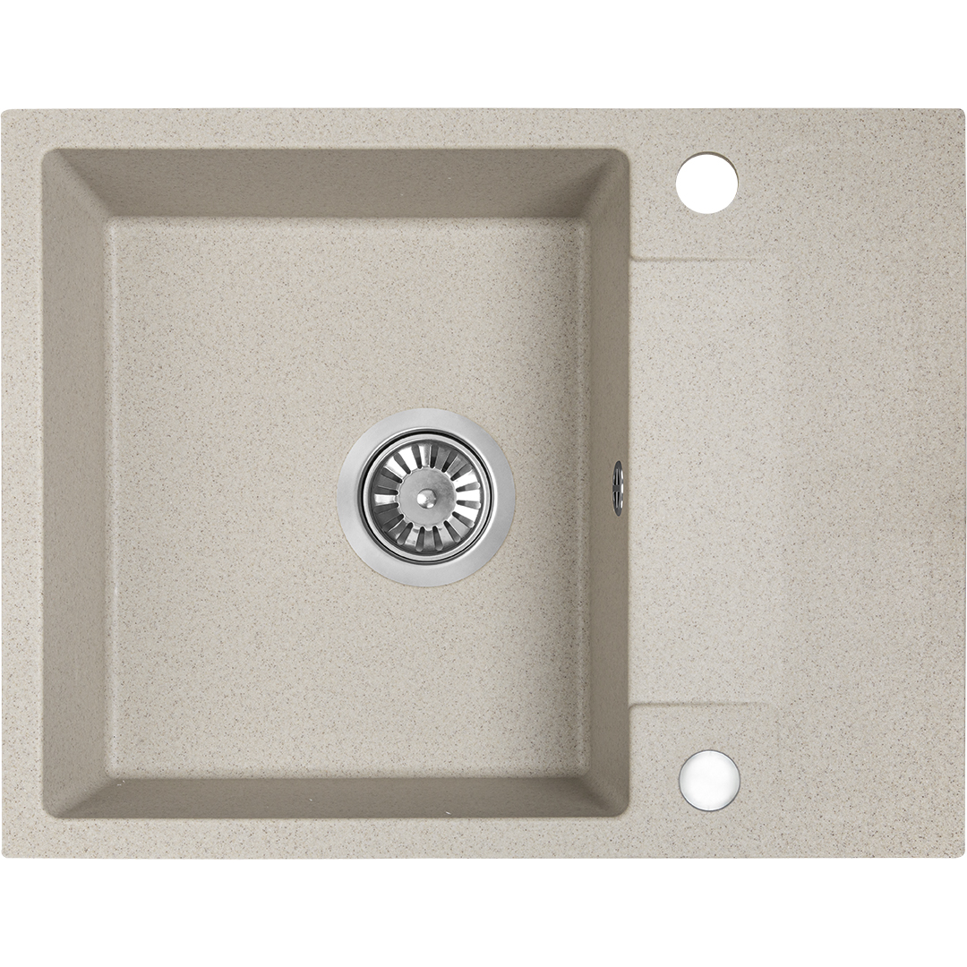 Kuchinox Rab zlewozmywak granitowy 56x44 cm beżowy SBF413Y