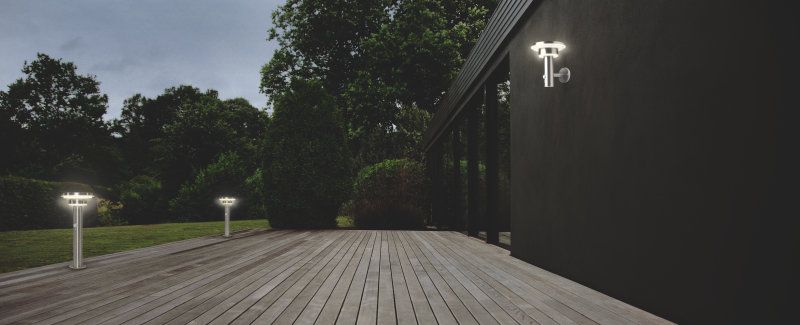 Osram Endura Style Solar Double Circle lampa solarna stojąca 1x6 W stal