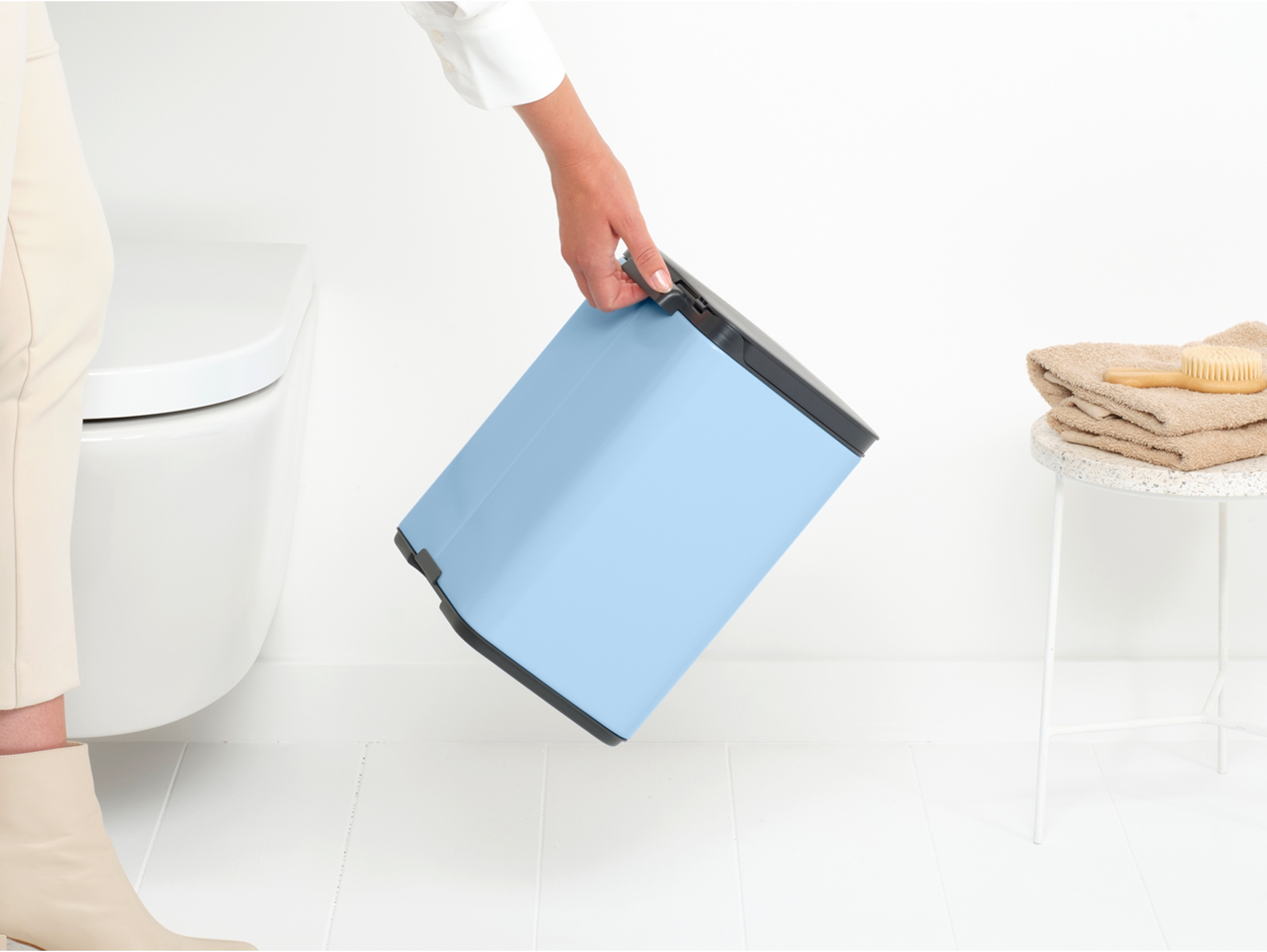 Brabantia Bo kosz na śmieci 7 l niebieski 223549 - Wysyłka w 24h