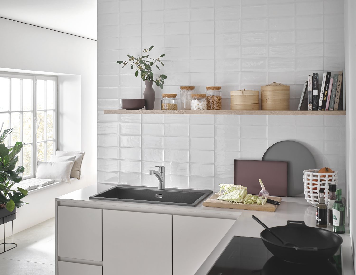 Grohe Start bateria kuchenna stojąca QuickFix z wyciąganą wylewką stal nierdzewna 30531DC1 - Wysyłka w 24h