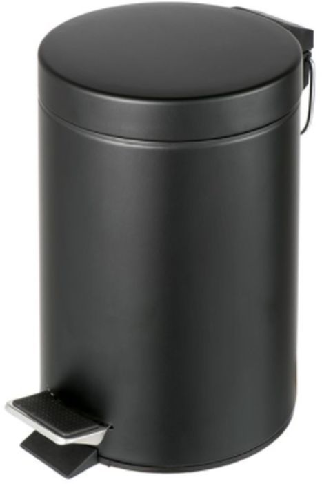 Geesa Hotel kosz na śmieci 3 l stalowy czarny 91634-06