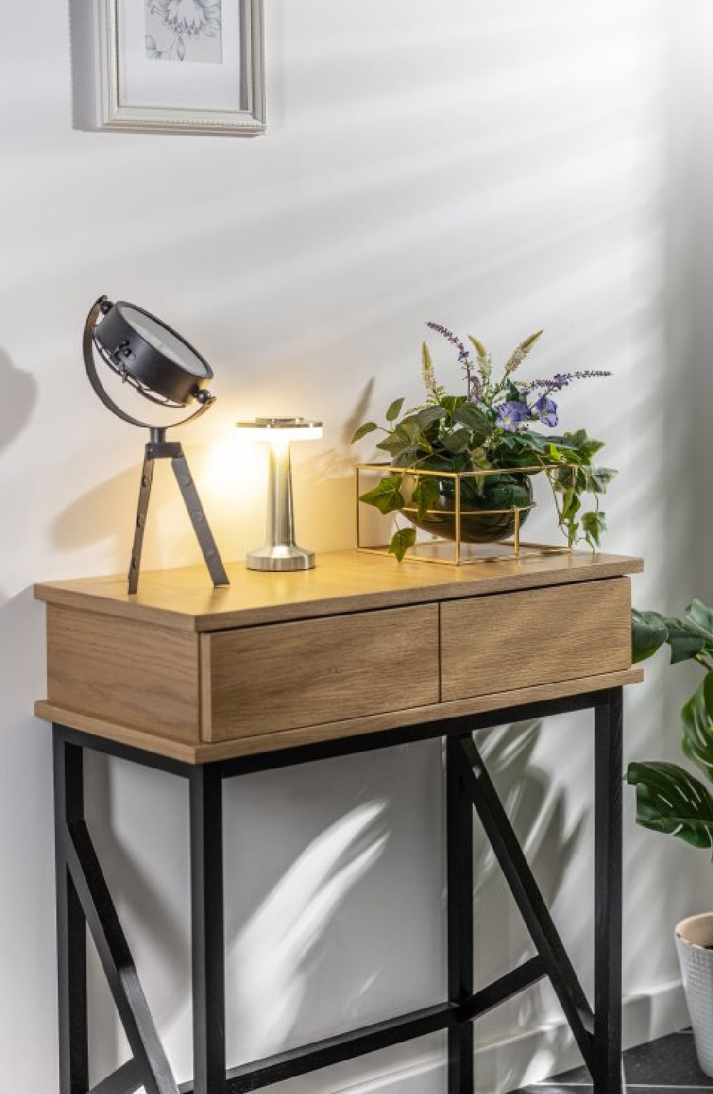 GTV lampa stołowa 1x3 W szara LB-MON3W-02-DEC