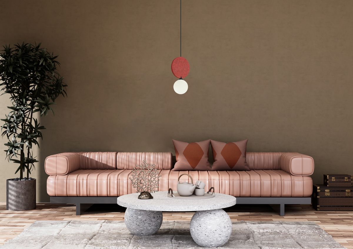 Italux Andrea lampa wisząca 1x25 W czarna/czerwona PND-59779-1M-RED