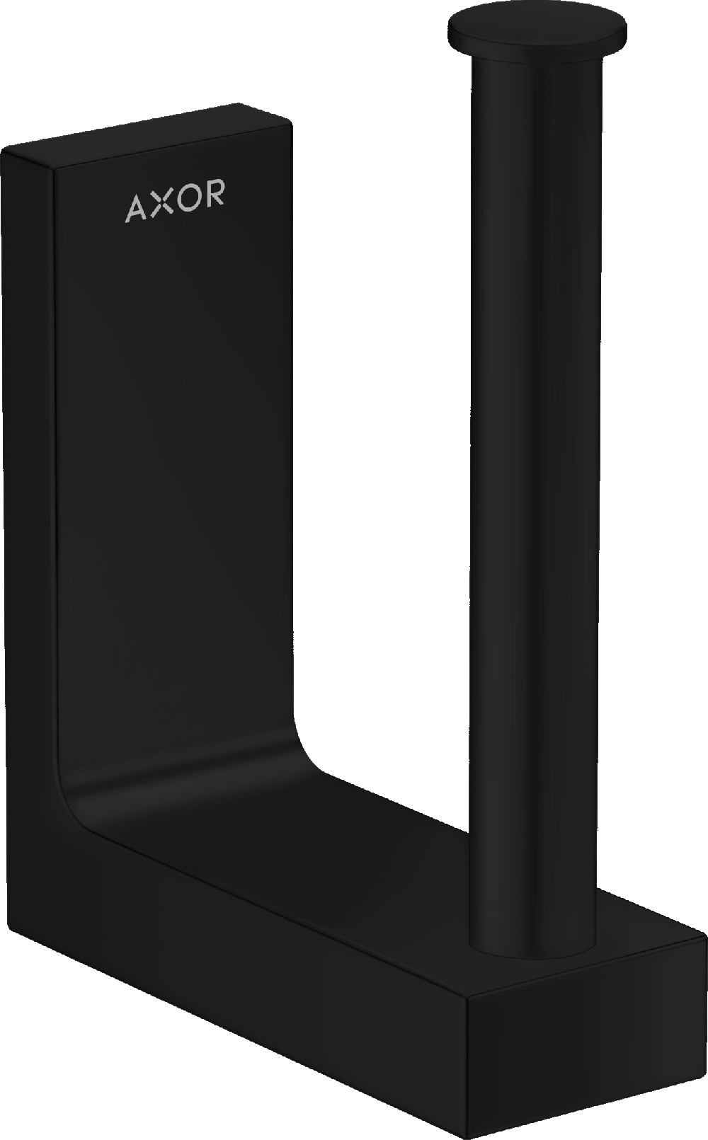 Axor Universal Rectangular uchwyt na papier toaletowy zapasowy czarny mat 42654670