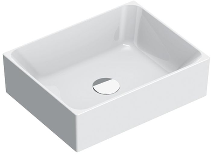 Catalano New Zero umywalka 45x35 cm prostokątna nablatowa biała 0222450001