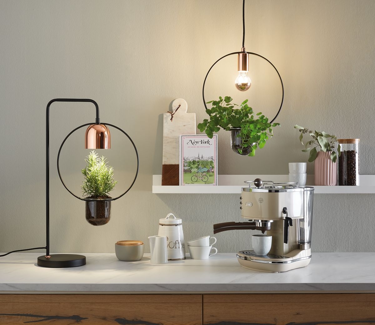 Paulmann Neordic Fanja lampa stołowa 1x20W czarny/miedziany 79746