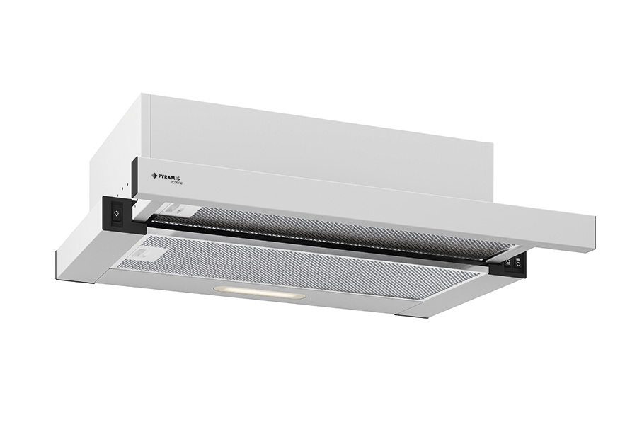 Pyramis Ecoline Sliding okap kuchenny 60 cm podszafkowy biały 065 040 001