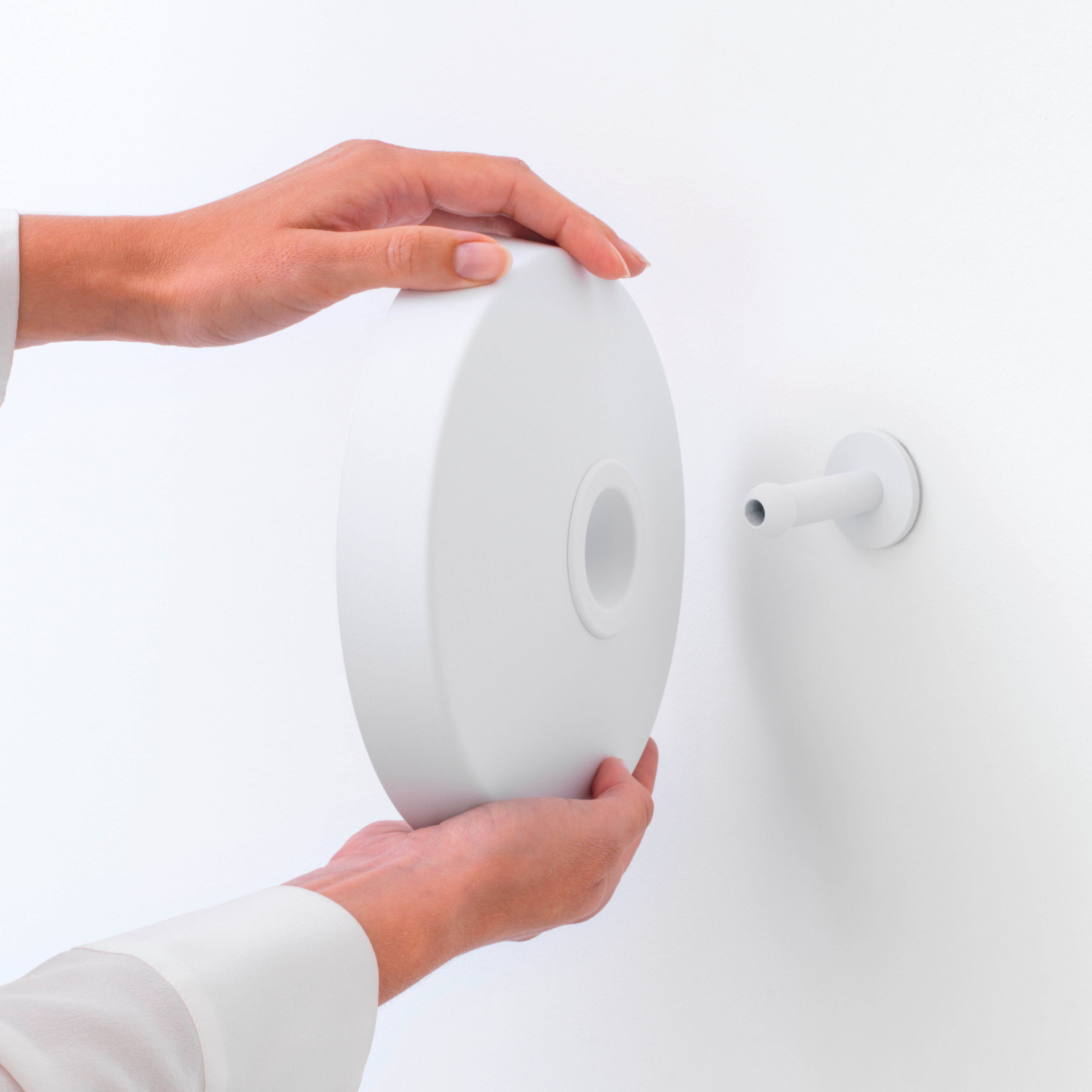 Brabantia MindSet lusterko kosmetyczne 20,4x20,4 cm okrągłe biały 303463