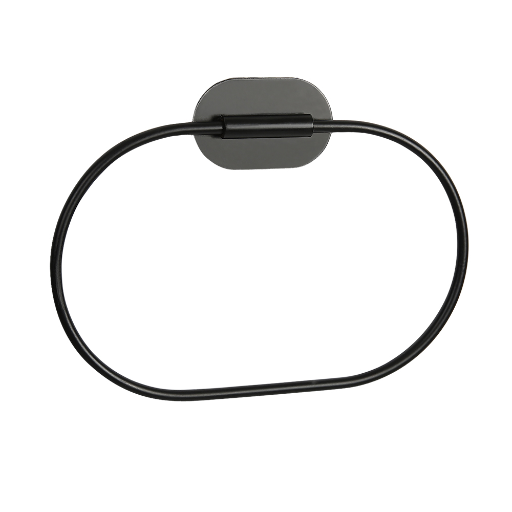 Sepio Loft Black wieszak na ręcznik owalny czarny 10UCHRECLOFBL - Wysyłka w 24h