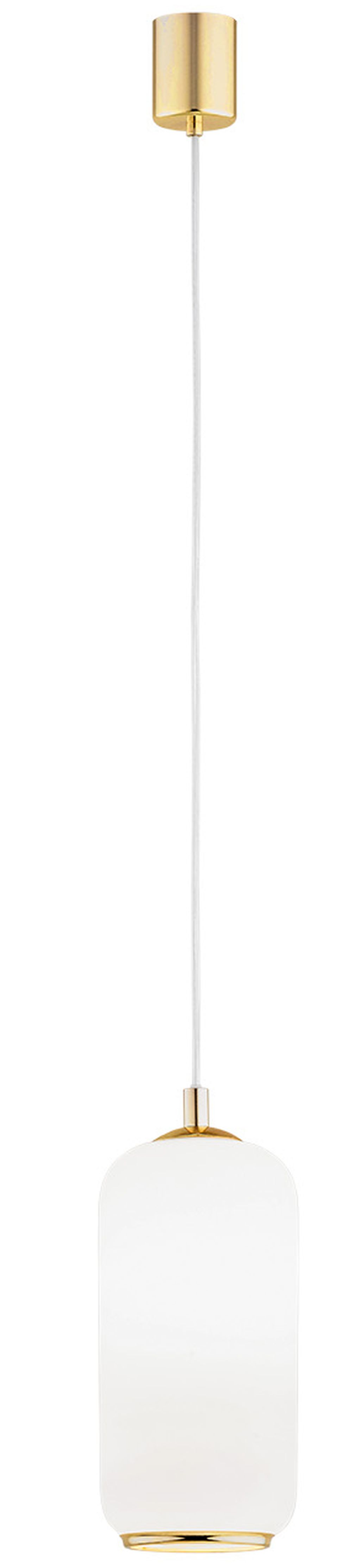 Argon Pallado lampa wisząca 1x15W opal mat/mosiądz 4993 - Wysyłka w 24h