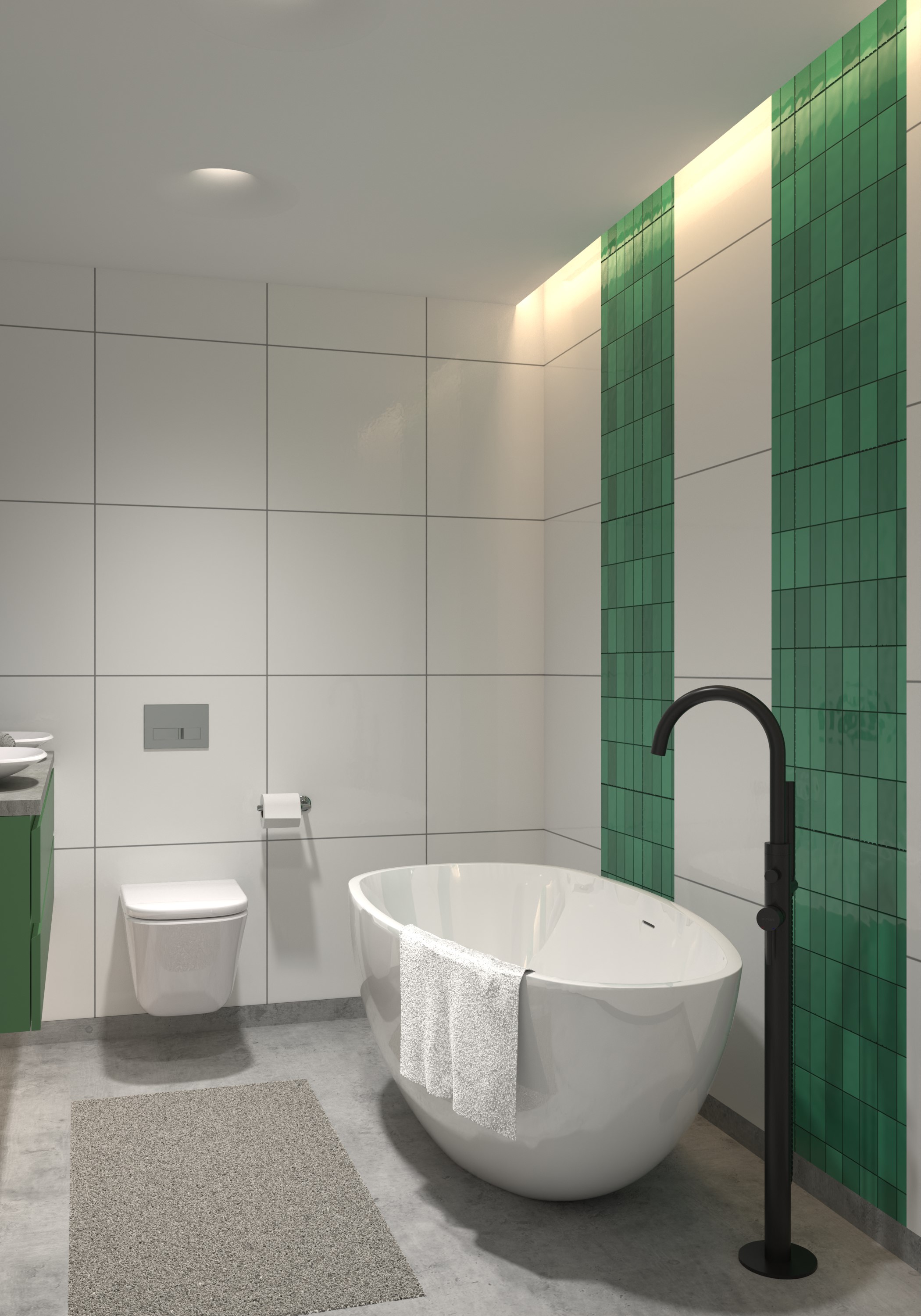 Hagser Enrika wanna wolnostojąca 170x80 cm owalna akrylowa biały połysk HGR18000012 - Wysyłka w 24h