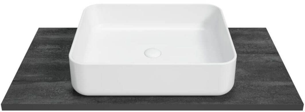 Defra Uni blat naszafkowy 120x46 cm czarny beton 125-F-12021