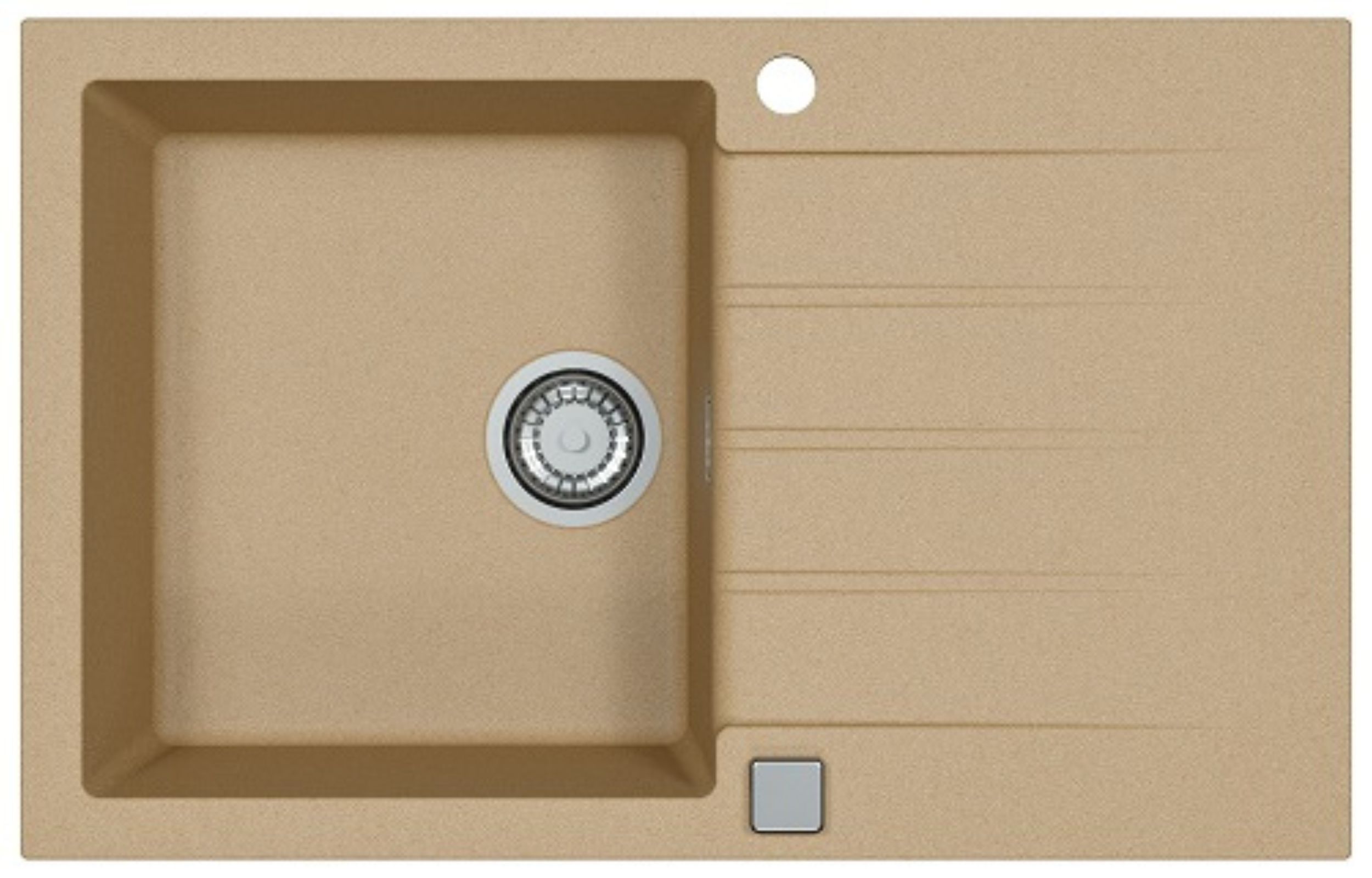 Alveus Cadit 20 zlewozmywak 79x50 cm Granital beżowy 1132024