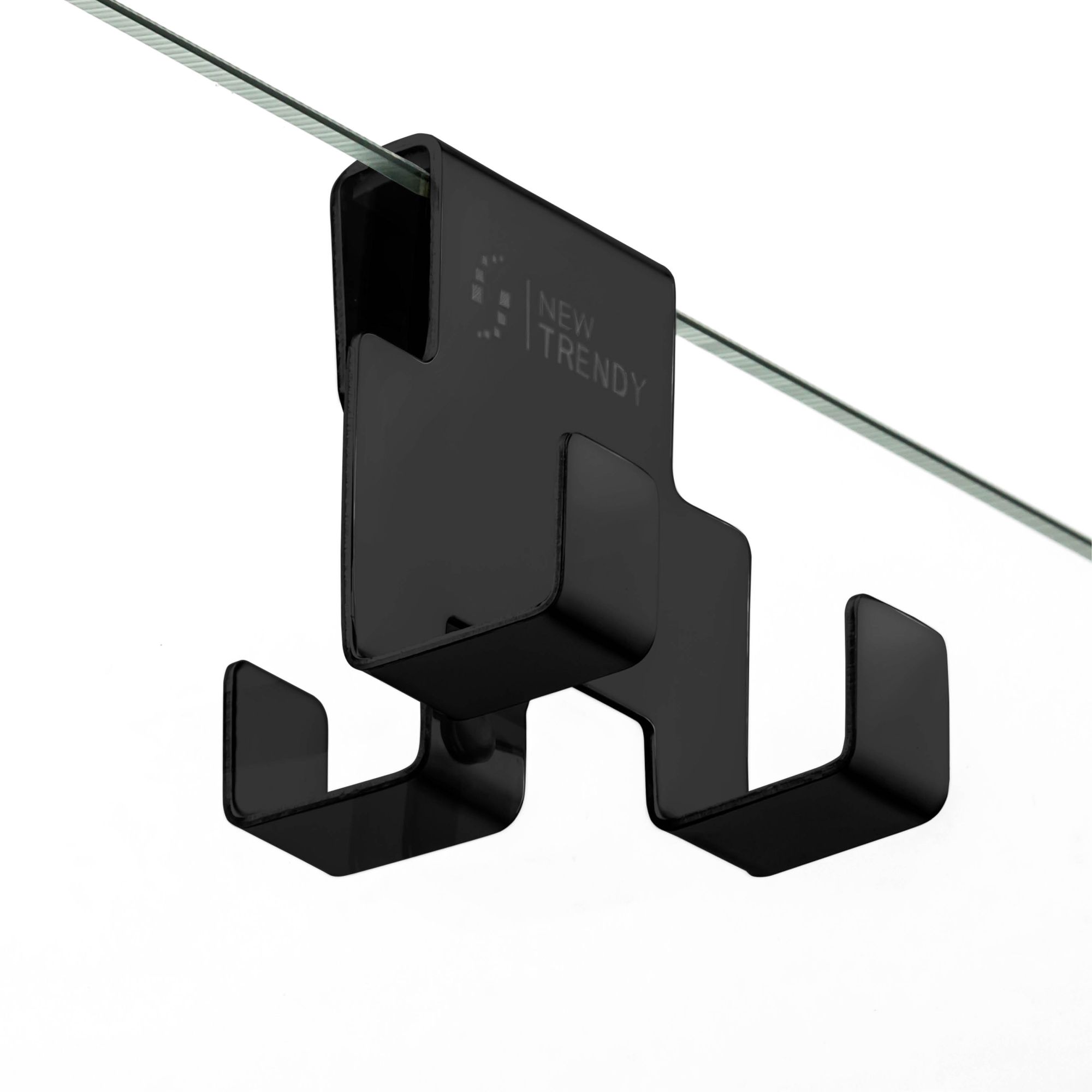 New Trendy wieszak na ręcznik czarny AK-0004 - Wysyłka w 24h