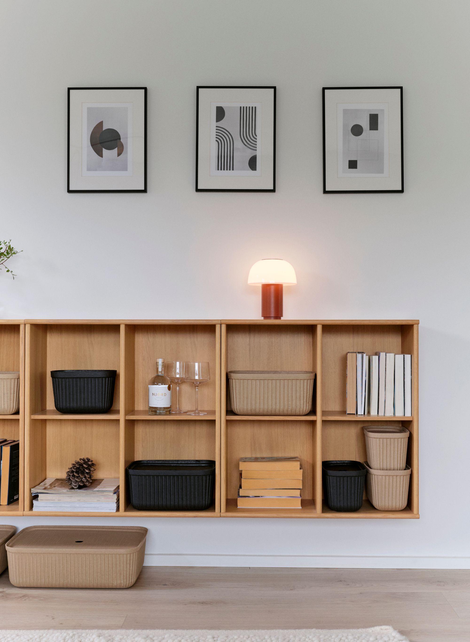 Zone Denmark Ume lampa stołowa LED bezprzewodowa czerwona 29961