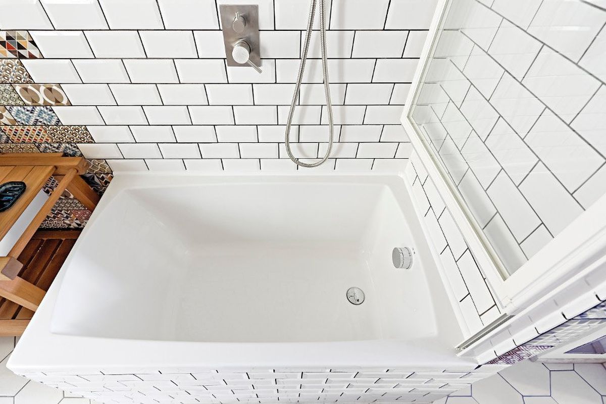 Polysan Lily wanna prostokątna 120x70 cm biała 25111