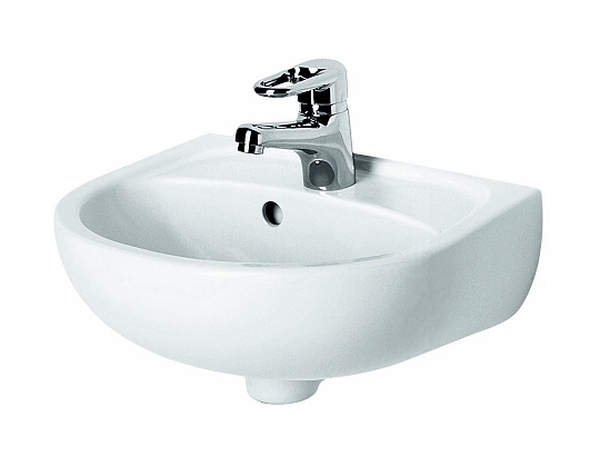 Koło Solo umywalka 40x33 cm półokrągła biała 72141-000 - Wysyłka w 24h