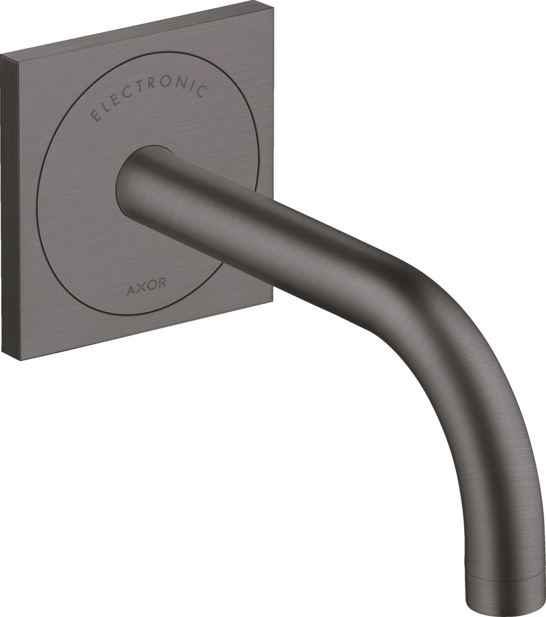 Axor Uno2 bateria umywalkowa podtynkowa elektroniczna czarny chrom szczotkowany 38119340