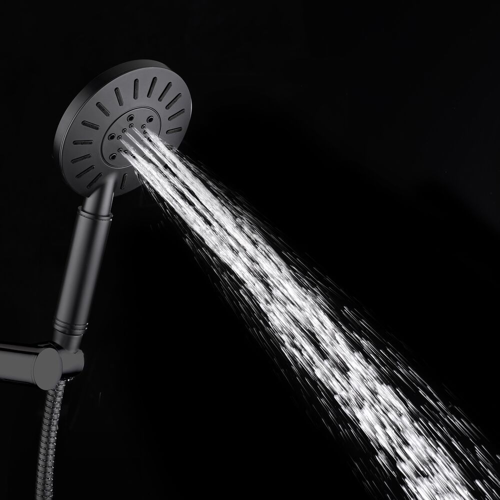 Tiger Splash Akcent Rainfall zestaw prysznicowy ścienny czarny 1715140746